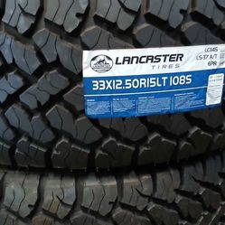 LT 33/1250/15 All Terrain Brand New Tires 