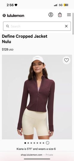 Lululemon Crop Jacket 