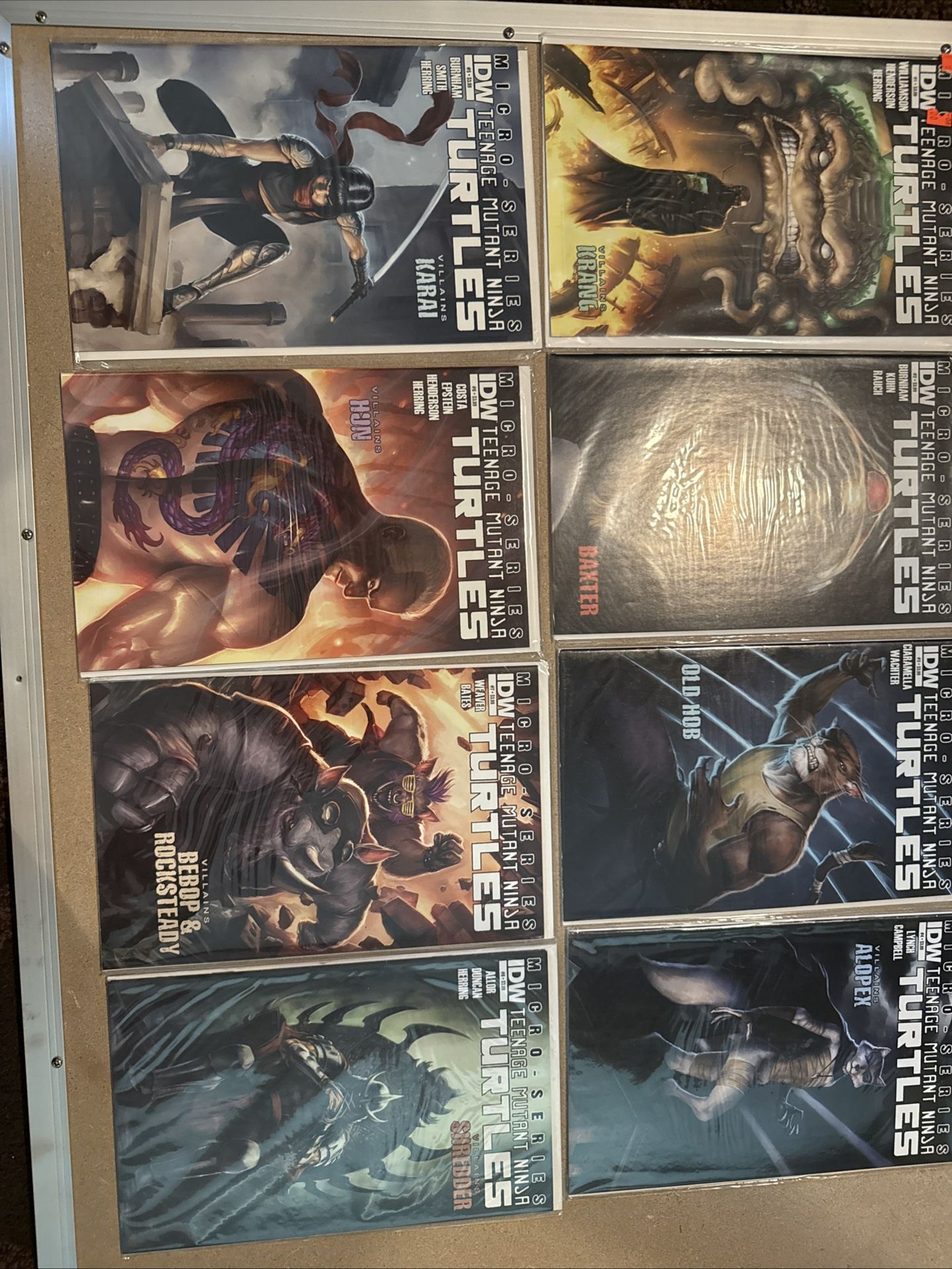 IDW Tmnt Micro Series Villains 