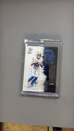 Topps Chrome Ladd McConkey Auto