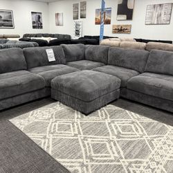 Gray Sofa Sectional Modular Set - FAST APPROVALS 