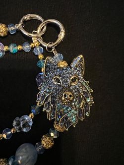 Wolf head Purse Charm