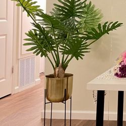 Beautiful Fake Plant with Fancy Stand On sale