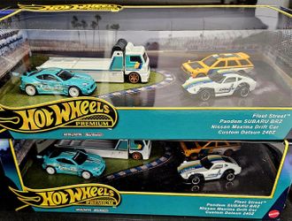 Hotwheels Premium Greddy Diorama set