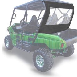 QYMOTO Teryx 800 Rear Window, Soft UTV Rear Windshield Panel for KAWASA KI TERYX 4 800 Accessories 2013-2023 Stop Wind, Rain Dust and Debris from Back