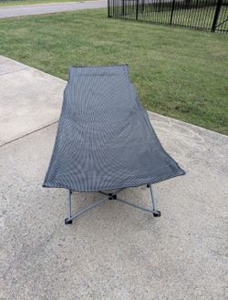 Portable Folding Camp Cot with Side Storage
