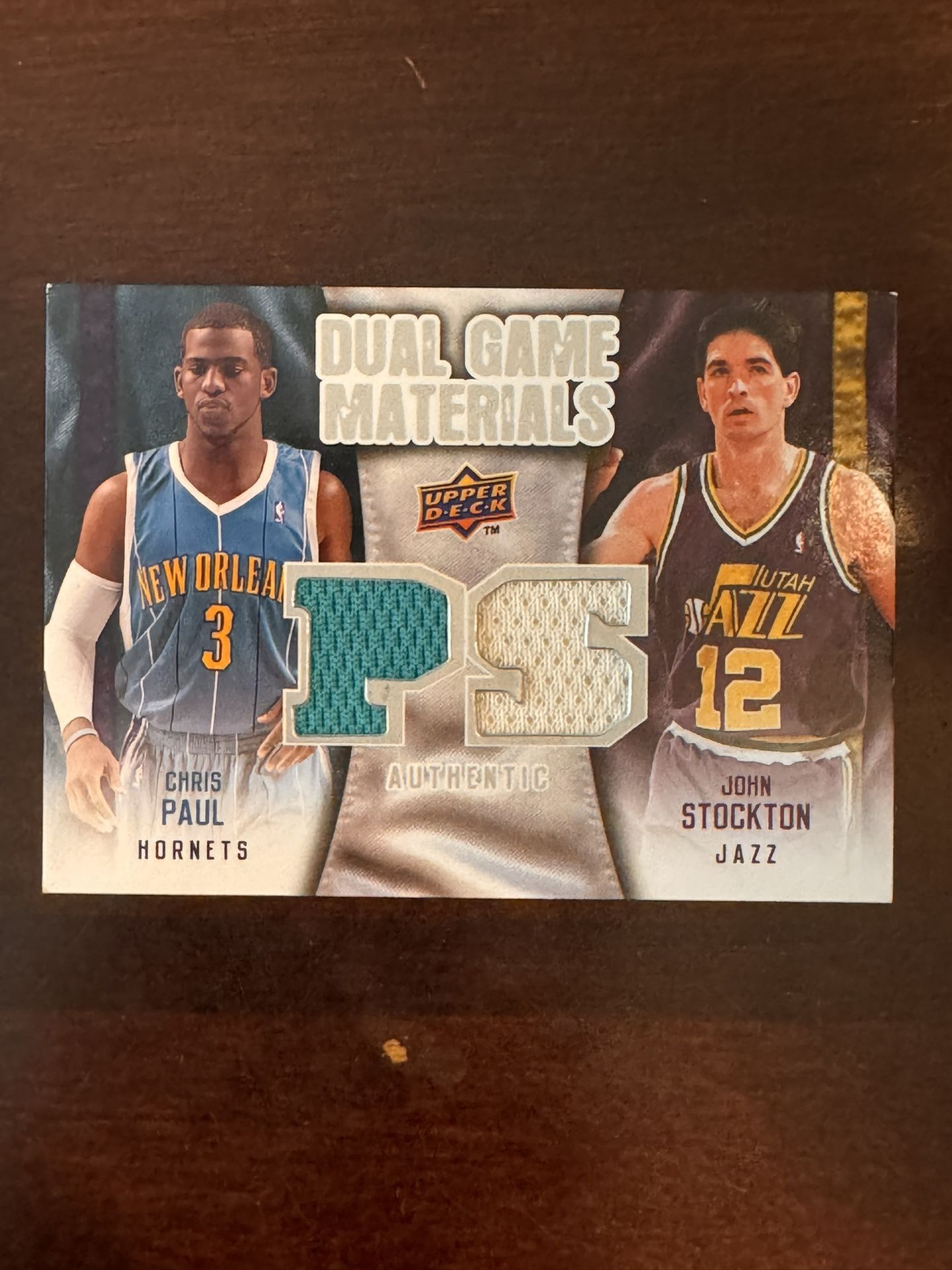 2009-10 Chris Paul/John Stockton Upper Deck Dual Game Materials