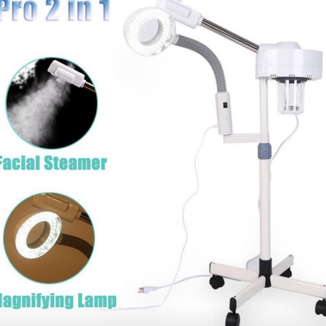 Facial Steamer And Magnifying Glass