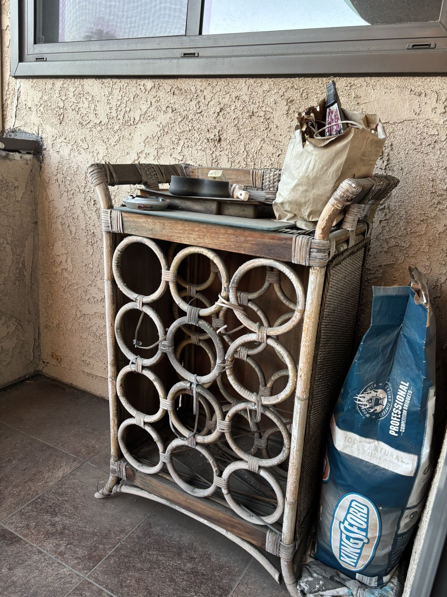FREE Coal BBQ, Chairs, Wine Stand