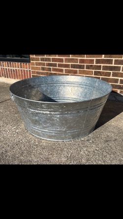 Large metal bin