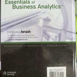 Essentials Of Business analytics 