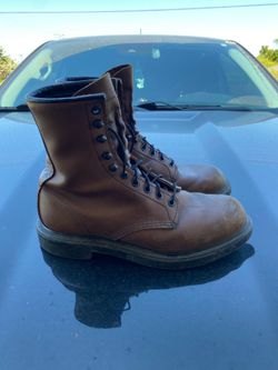 Redwing Men's 8-inch Soft Toe Boot supersole Size 8