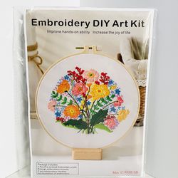 Embroidery DIY Art Kit, No. CX0518, NEW!