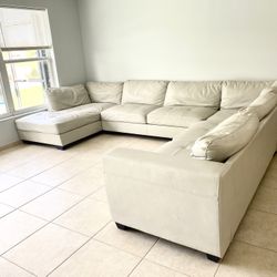 U Shape Leather Sofa 