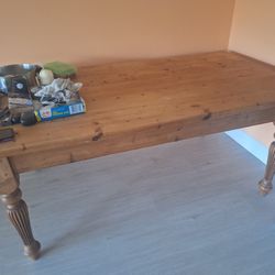 Free WOOD TABLE Or Trade For Paddleboard 