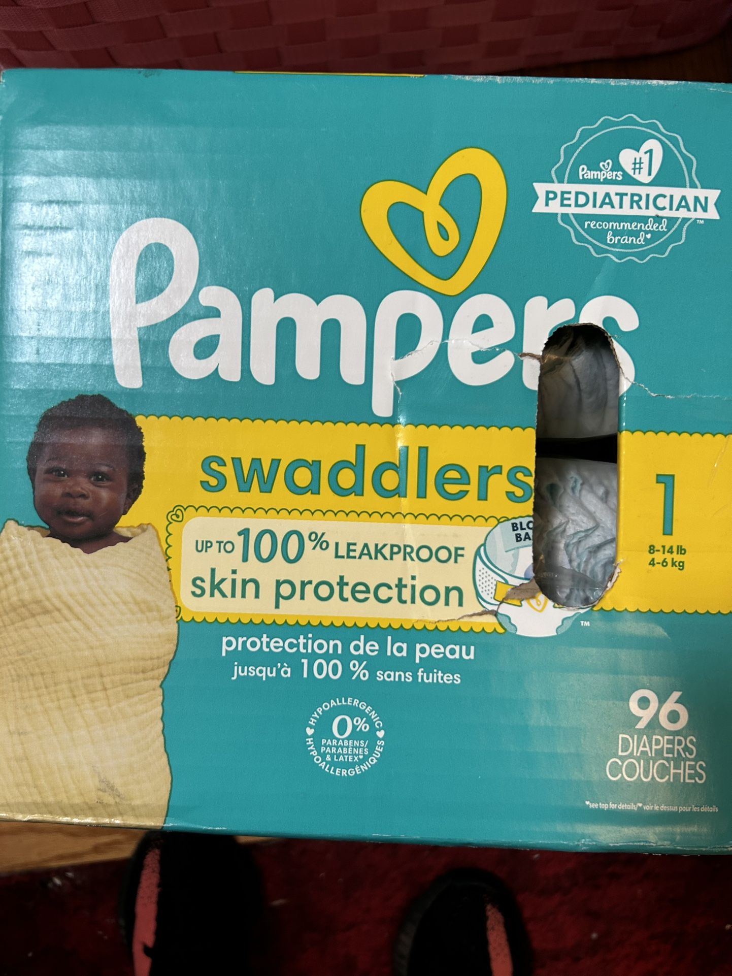 Pampers swaddlers Size 1