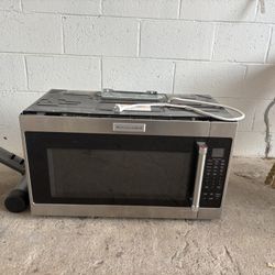 Microwave And Wine Refrigerator 