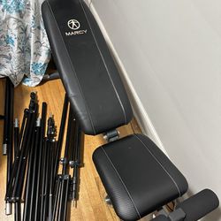 Marcy Exercise Utility Bench for Upright, Incline, Decline, and Flat Exercise