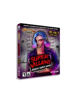 Amazing Hidden Object Games for PC: Supervillains, 15 Game DVD Pack