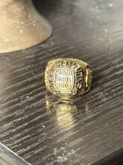 L.A. Lakers NBA Championship Ring 2000-2002 Chick Hearn Commemorative #1 Fan Fox Sports Net