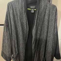 Great Deal Perfect Condition Men’s Black One Size Guts All Liz Claiborne Sleepwear Robe