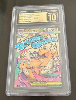 Mega Dragonite ex 232 & Mega Lucario ex 228 Japanese (CGC Pristine 10)