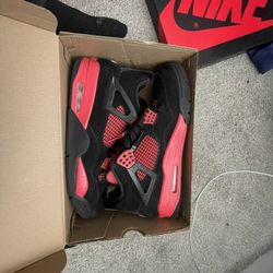 Jordan Red Thunder 4 Size 13
