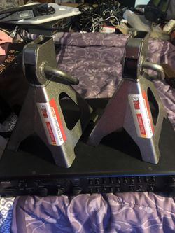 2x Pittsburgh 3 TON JACK STANDS
