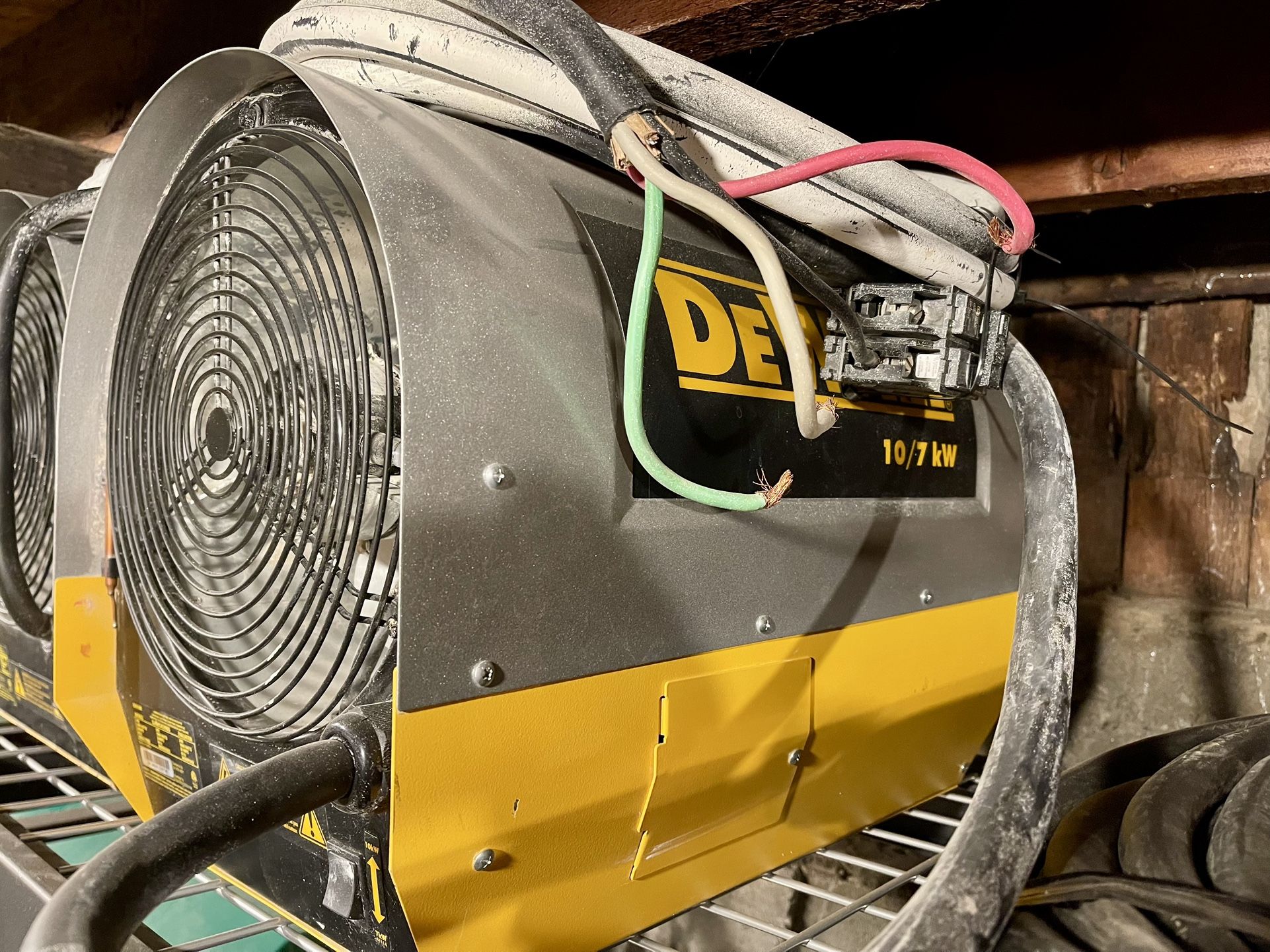 Dewalt Dxh1000Ts 10/7Kw 240V Electric Heater