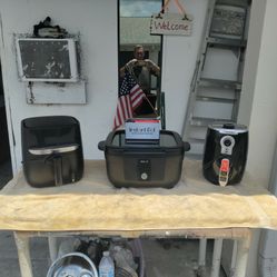 brand new and refurbished air fryers galore everything works perfect come with a warranty