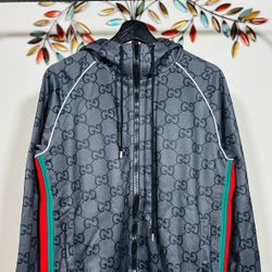 GUCCI JUMBO GG ZIP JACKET WITH WEB 2024 COLLECTION!!!