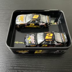 Miller #2 NASCAR Die-Cast Cars Set – Rusty Wallace – 25 Years in Racing Tin 