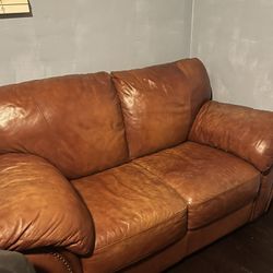 2 Seater Leather Couch