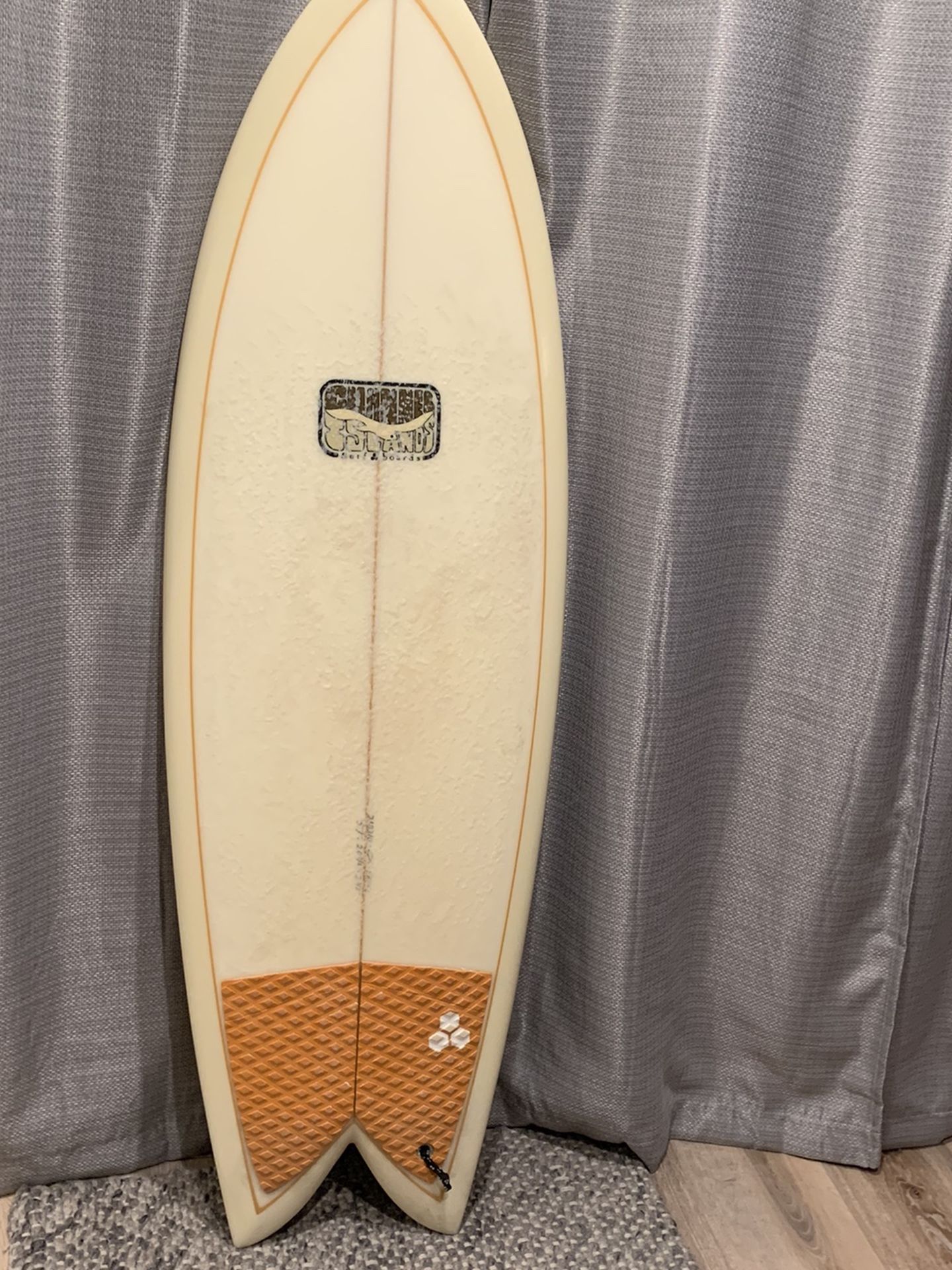 5’7” Channel Islands Evenkeel Twin fin