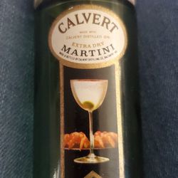 1960's Calvert Extra Dry Martini Bottle.