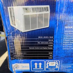 New in box midea 25000 btu. Window Air conditioner.