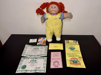1985 Cabbage Patch Kids Doll – Full Set + Papers