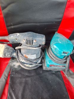 Ryobi and Makita Electric Sanders – Lot of 2