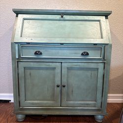 Farmhouse Secretary Desk with 2 outlets & 3 charging ports