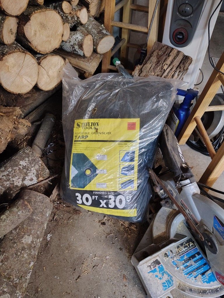 30 X30 Tarp for fire wood or what ever use
