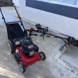 Honda Lawn Mower And Ryobi 