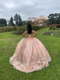 ROSE GOLD QUINCEAÑERA DRESS —  600