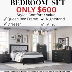 4 Pc Queen Bedroom Set