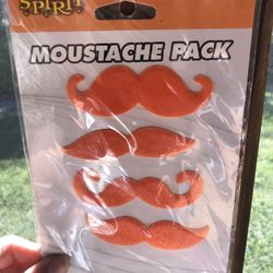 Orange Mustache 
