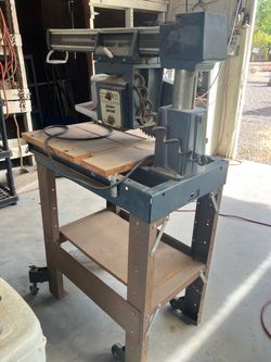 10 inch radio arm saw runs great