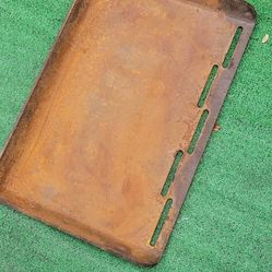 Steel grill heat plate. 24x16 thickness  3/8