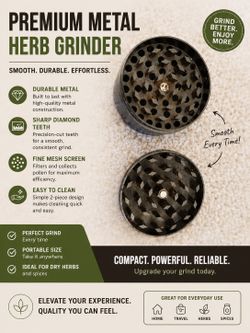 Premium Metal Herb Grinder