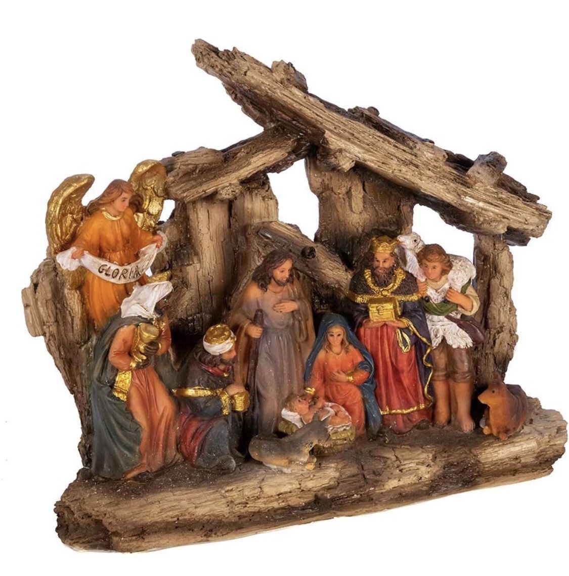 Brand: Kurt S. Adler 4.4 out of 5 stars85 Reviews Kurt S. Adler Kurt Adler 7-Inch Resin Table, 11 Piece Stable Nativity Set, Multi Kurt S. Adler Ku