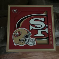 Framed SF 49ers Picture