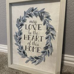 14x18 Framed Quote For The Home